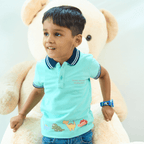 DINO FRIENDS EVOLUTION POLO TSHIRT