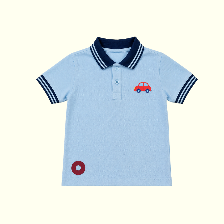 LITTLE RACERS POLO T-SHIRT