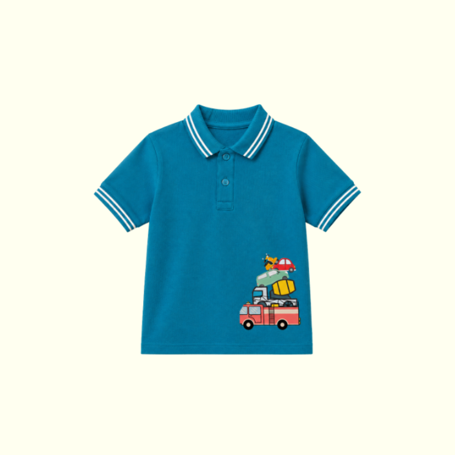 CARS ON CARS POLO T-SHIRT